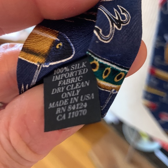 FISHING LURES NECKTIE VINTAGE 90’s - Picture 9 of 12